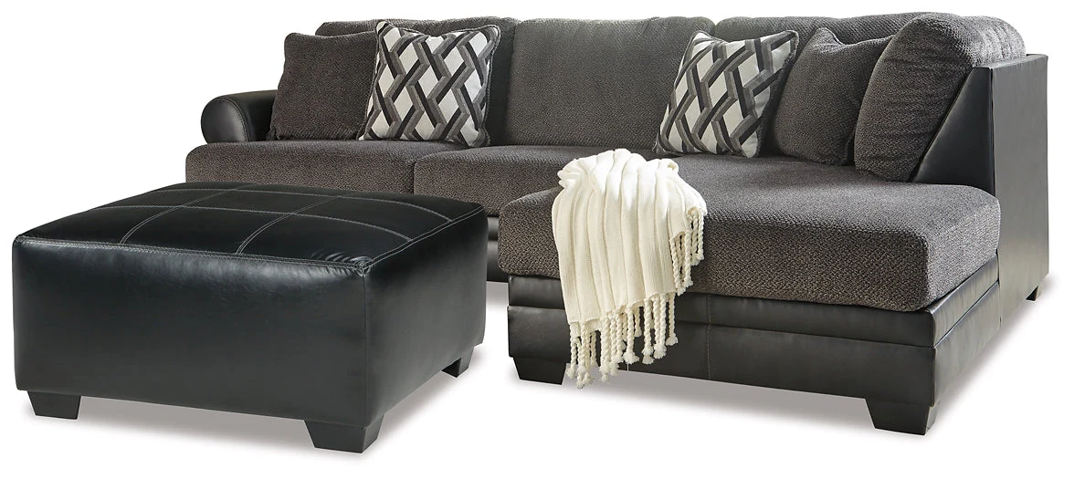 Kumasi 2-Piece Sectional with Ottoman