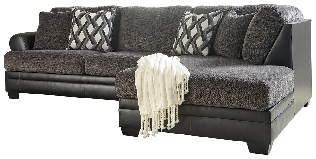 Kumasi 2-Piece Sectional with Ottoman - Image 2