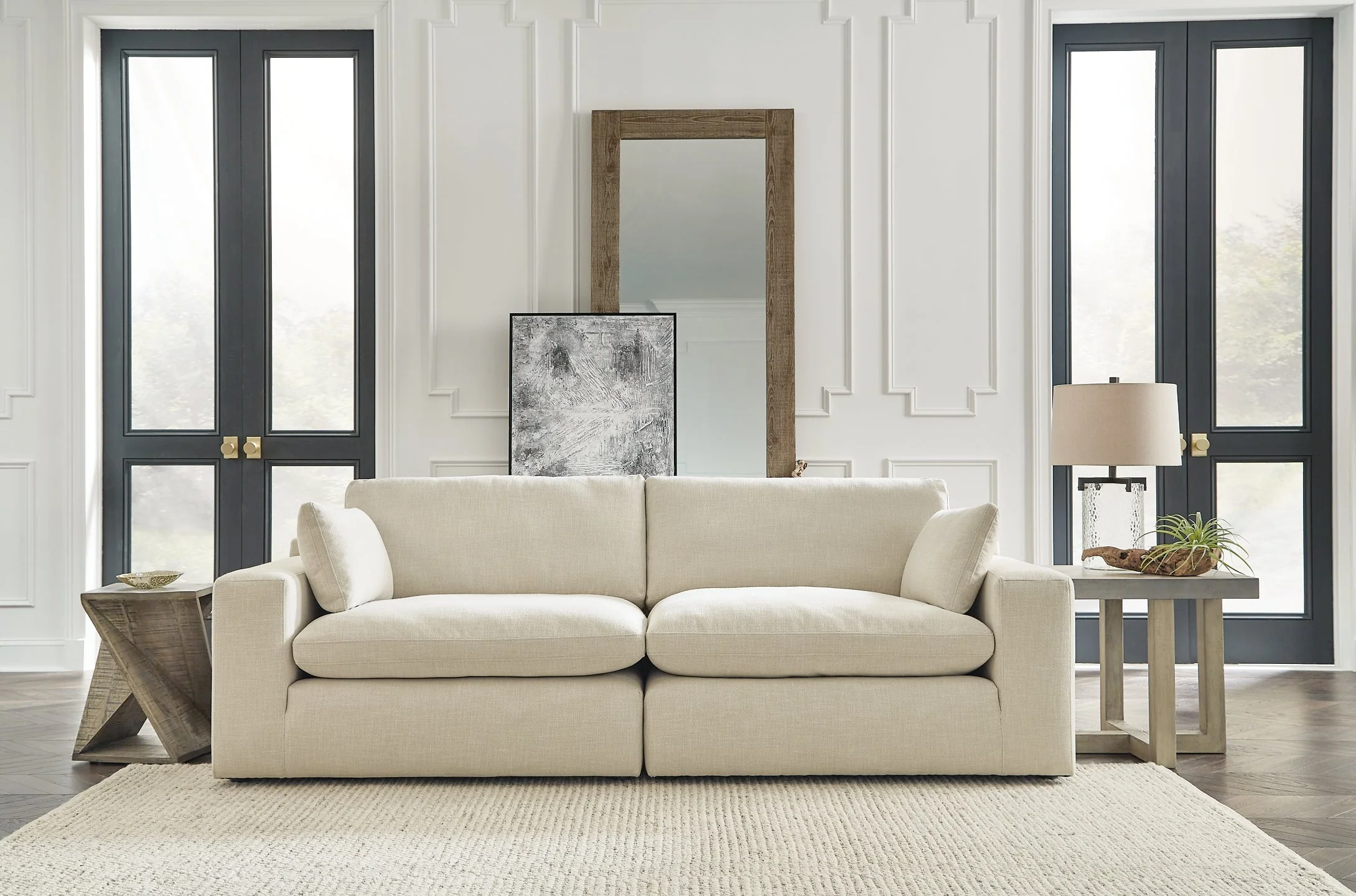Elyza 2-Piece Sectional with Ottoman - Image 8