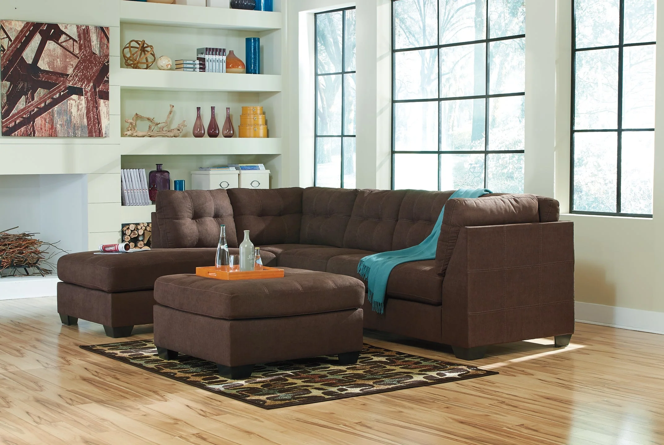Maier 2-Piece Sectional with Ottoman - Image 2