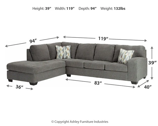 Dalhart 2-Piece Sectional with Recliner - Image 9