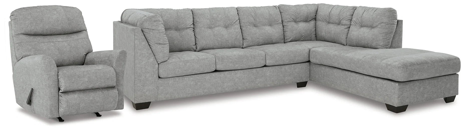 Falkirk 2-Piece Sectional with Recliner