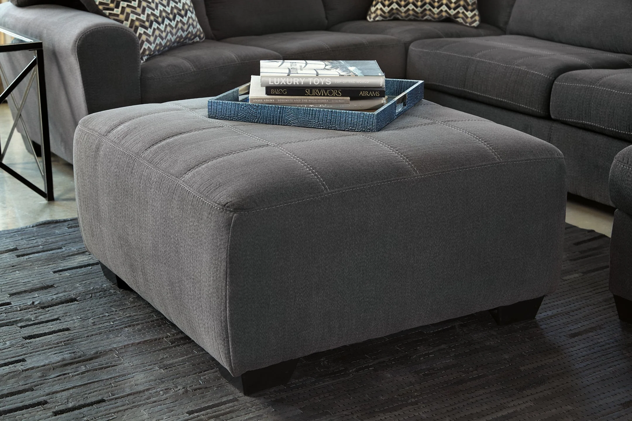 Ambee 3-Piece Sectional with Ottoman - Image 7