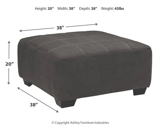 Ambee 3-Piece Sectional with Ottoman - Image 8