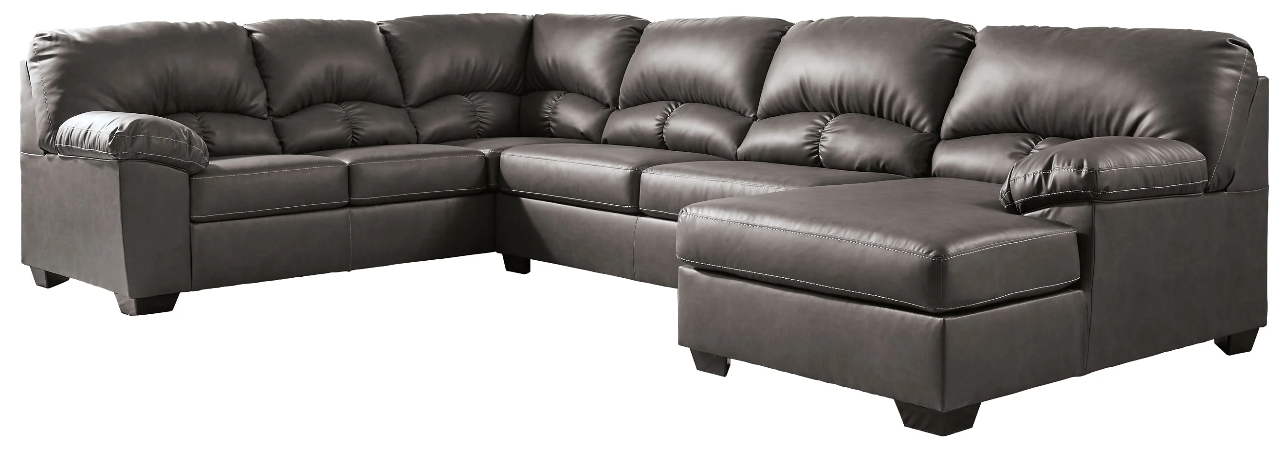 Aberton 3-Piece Sectional with Ottoman - Image 3