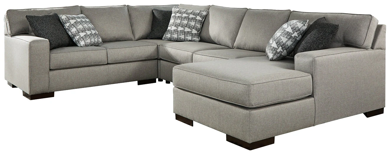 Marsing Nuvella 4-Piece Sectional with Ottoman - Image 2