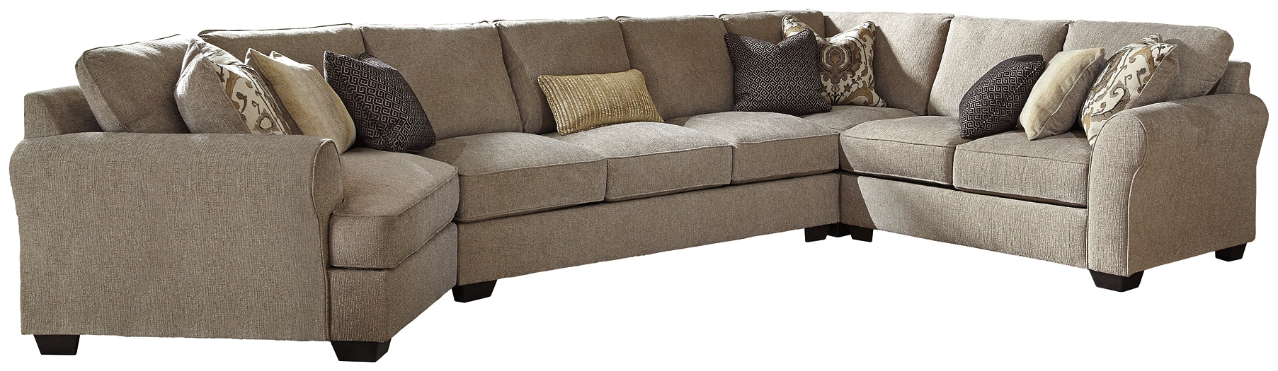 Pantomine 4-Piece Sectional with Ottoman - Image 2
