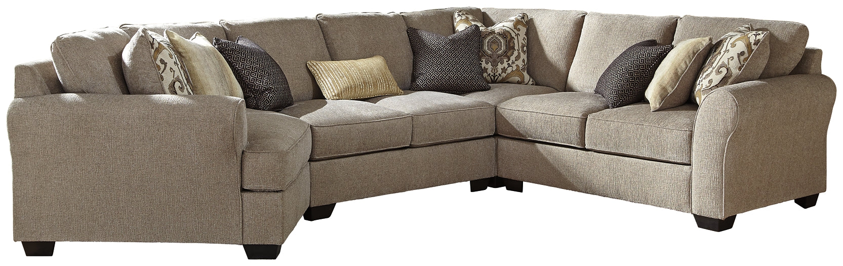 Pantomine 4-Piece Sectional with Ottoman - Image 2