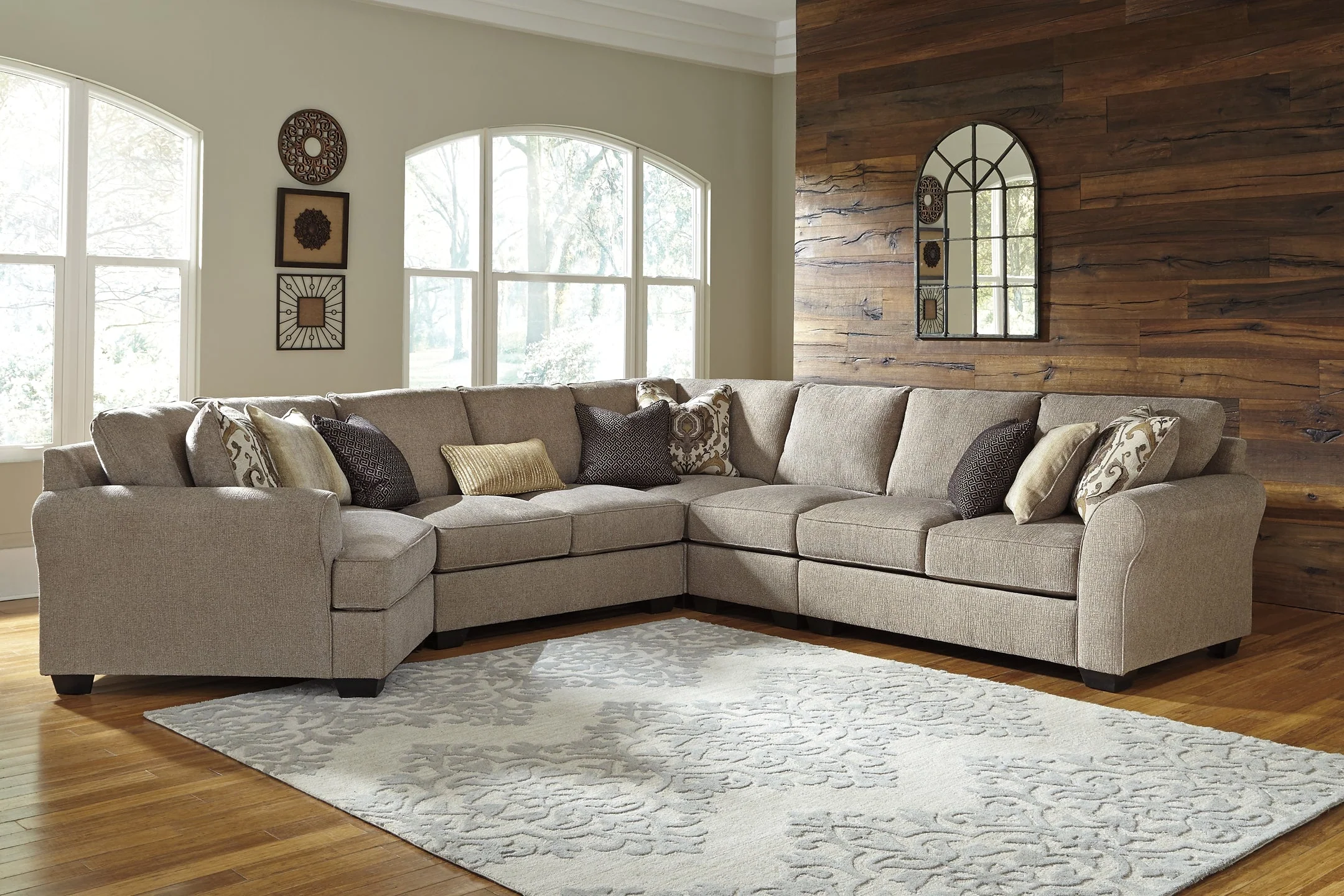 Pantomine 5-Piece Sectional with Ottoman - Image 4