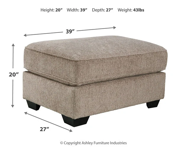 Pantomine 5-Piece Sectional with Ottoman - Image 6
