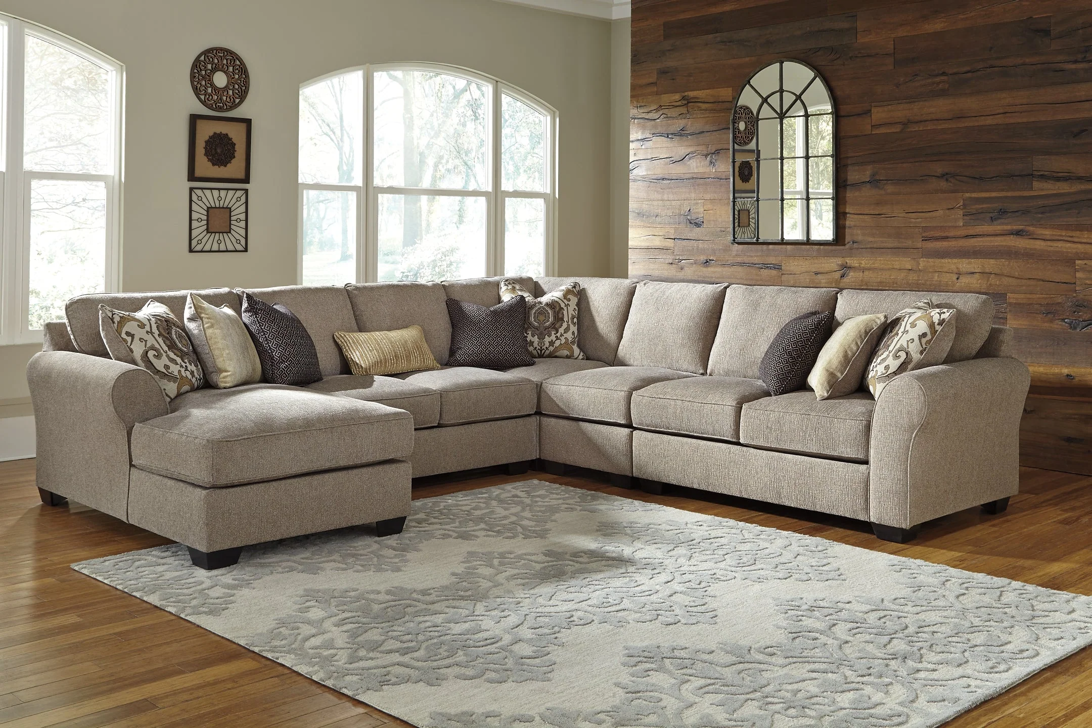 Pantomine 5-Piece Sectional with Ottoman - Image 4