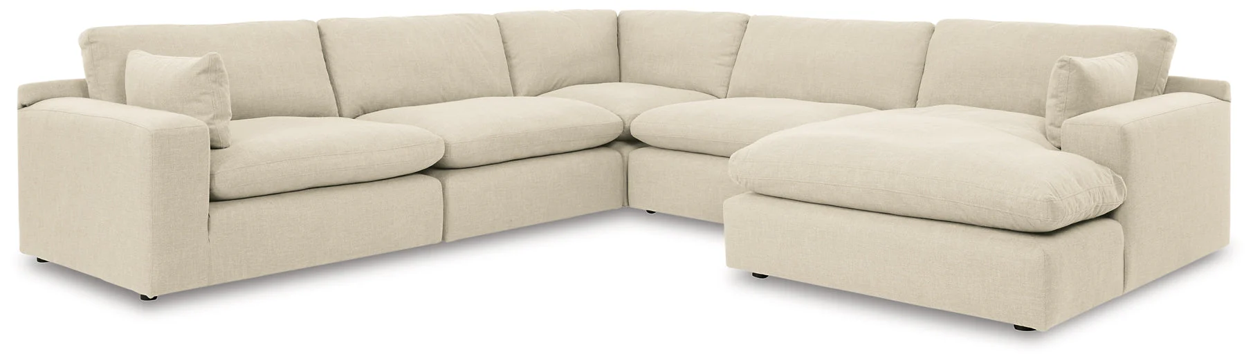 Elyza 5-Piece Sectional with Ottoman - Image 4