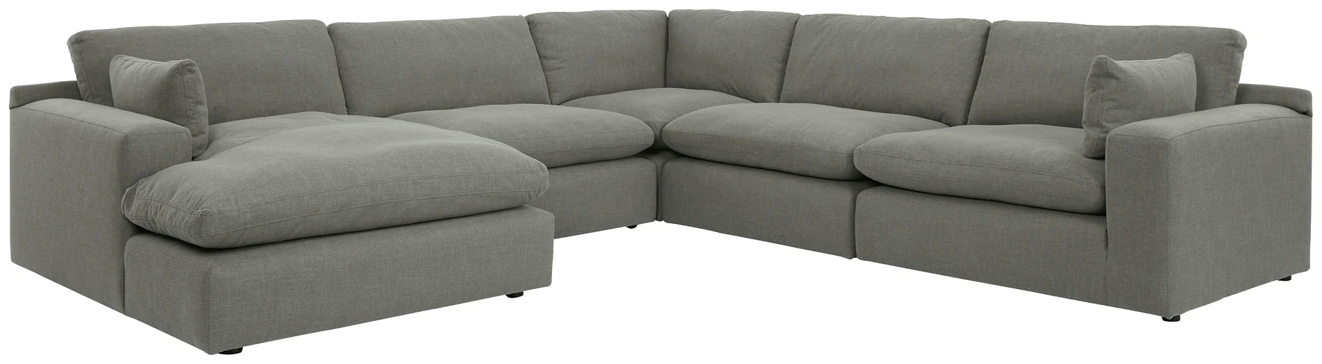 Elyza 5-Piece Sectional with Ottoman - Image 2