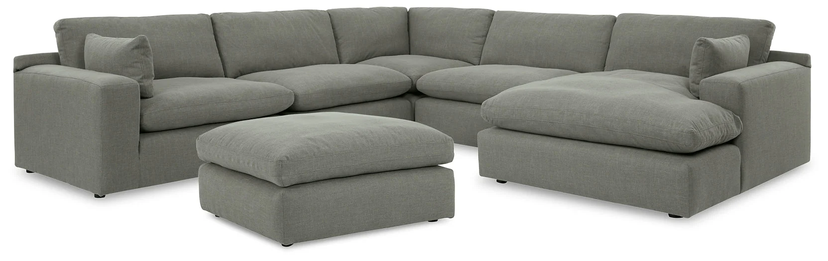 Elyza 5-Piece Sectional with Ottoman