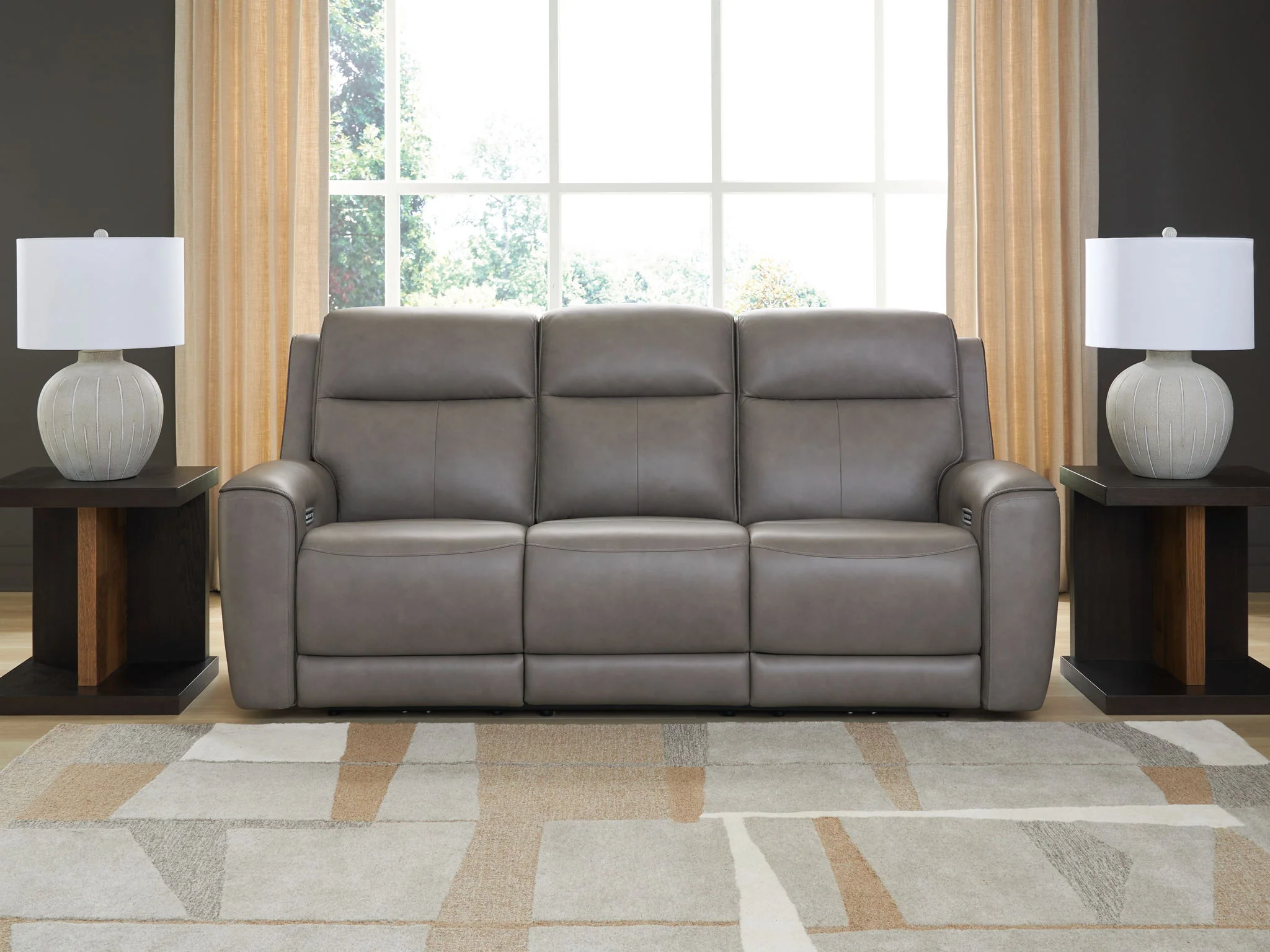 5Z-Comfort - Relaxation - Power Reclining Sofa With Adj Headrest - Image 8
