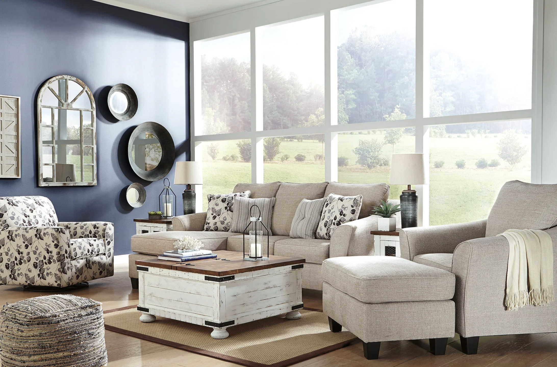 Abney Swivel Accent Chair - Image 5