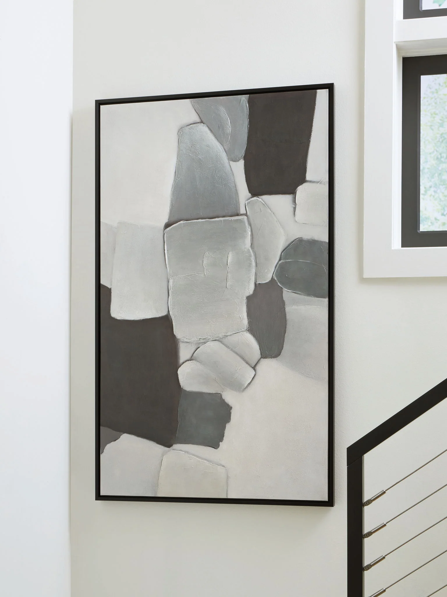 Adilson - Wall Art - White / Gray / Black - Image 3