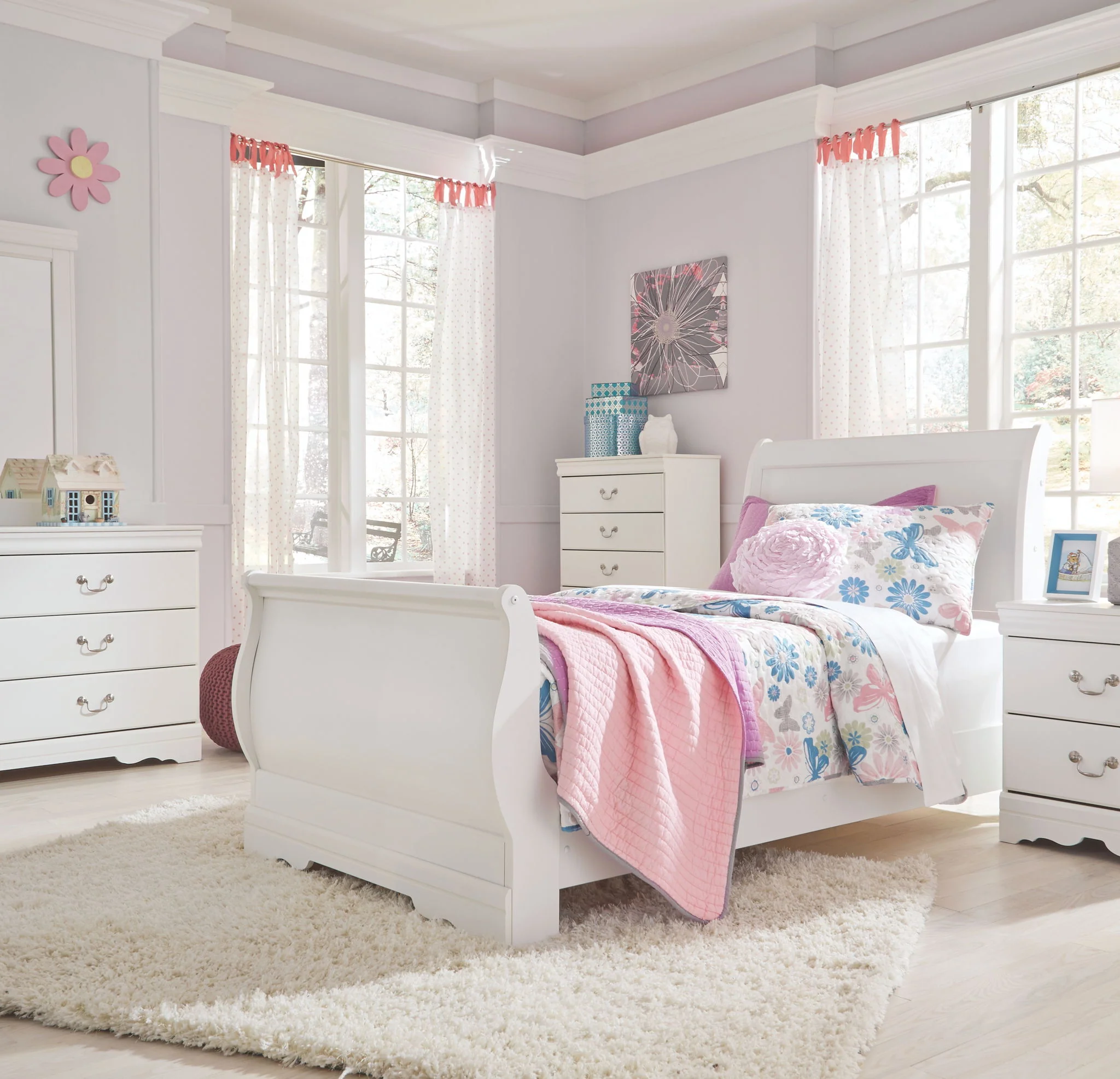 Anarasia - Sleigh Bed - Image 4