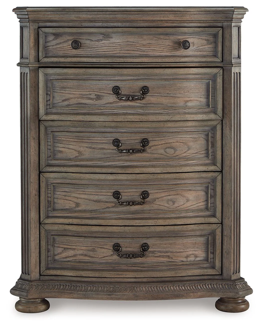 Ardenfield - Five Drawer Chest - Light Brown - Image 4