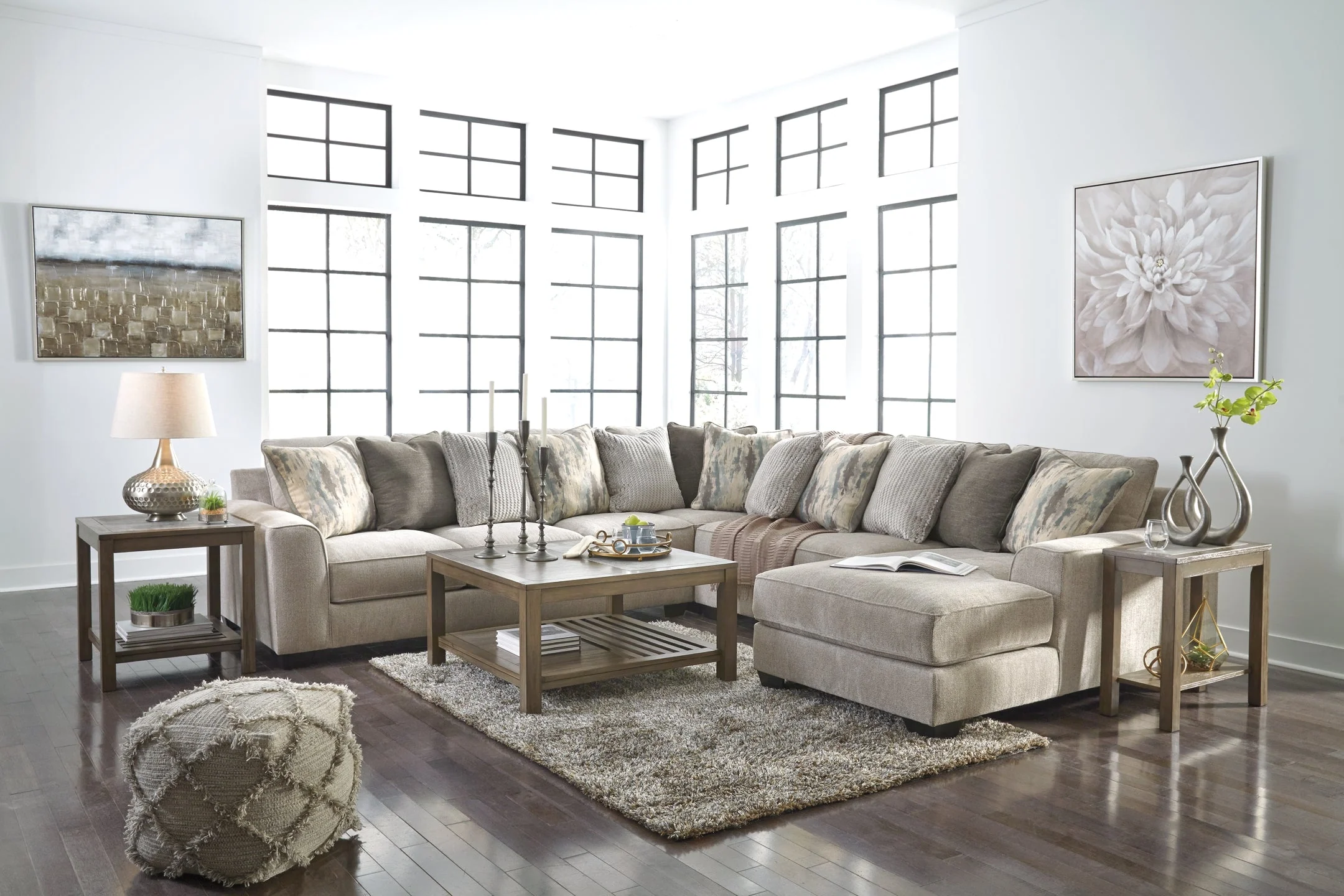 Ardsley 4-Piece Sectional with Chaise - Image 7