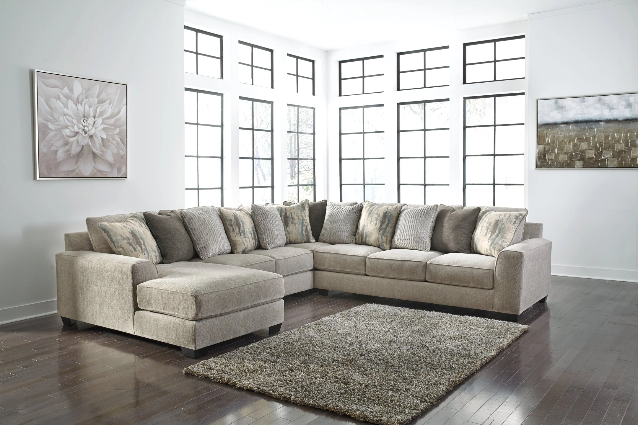 Ardsley 4-Piece Sectional with Chaise - Image 5