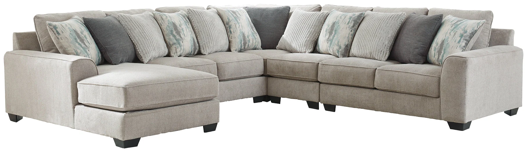 Ardsley 5-Piece Sectional with Chaise - Image 2