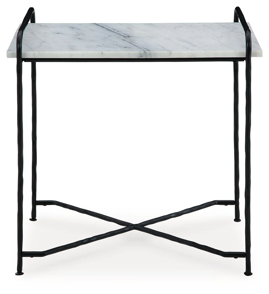 Ashber - Accent Table - White / Black - Image 2