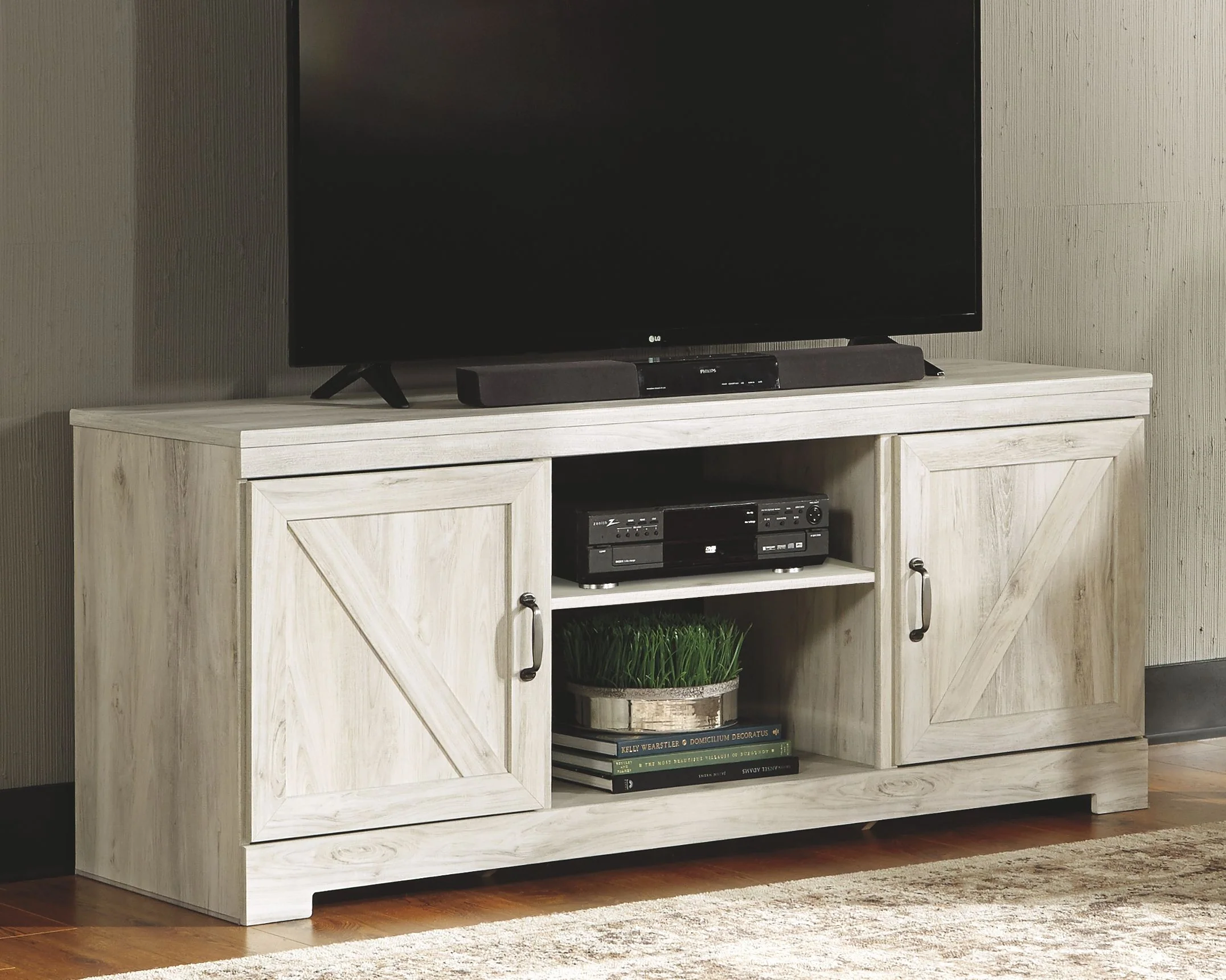 Bellaby - TV Stand W/Fireplace Option - Image 4