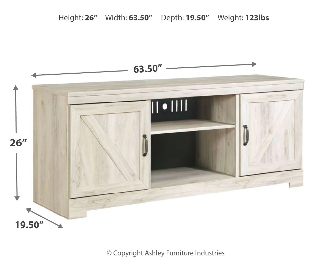 Bellaby - TV Stand W/Fireplace Option - Image 7