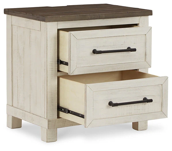 Brewgan Two Drawer Night Stand - Image 3