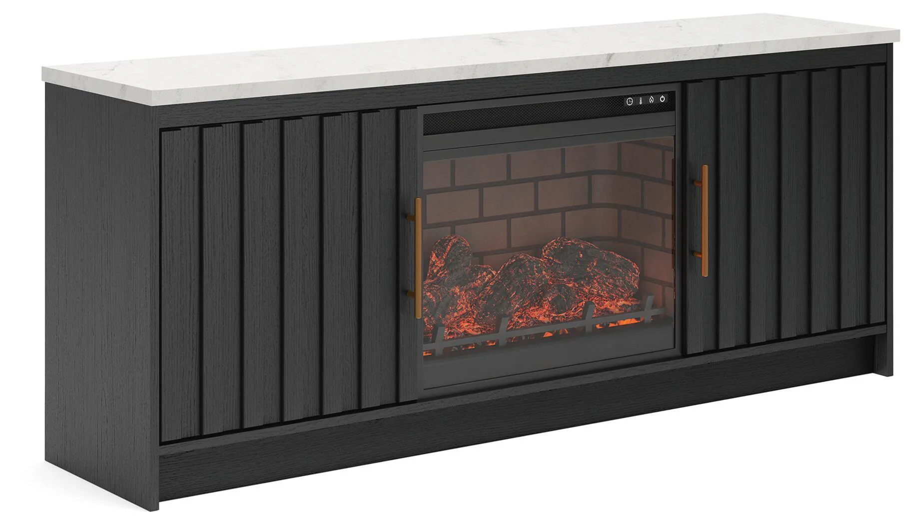 Cadmori - TV Stand With Fireplace Option - Image 3