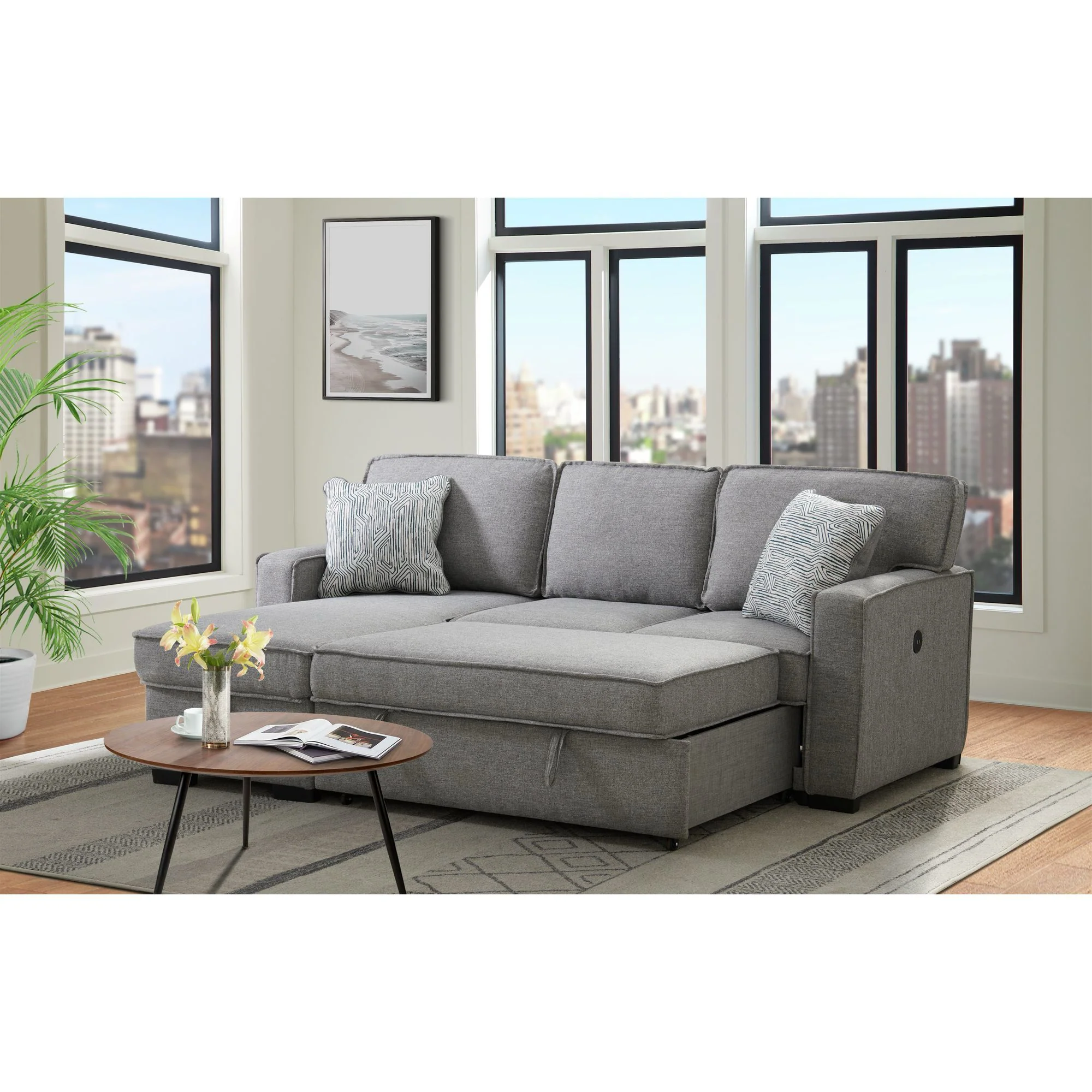 Caracas Sleeper Sectional with Storage
