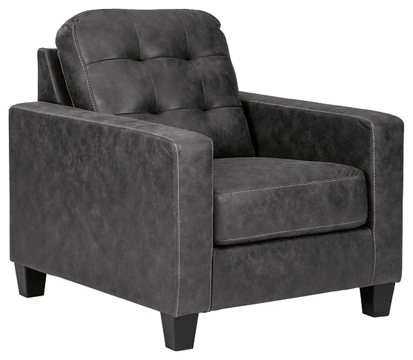 Venaldi Chair and Ottoman - Image 3