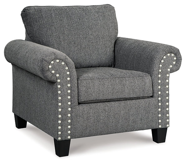 Agleno Chair and Ottoman - Image 4