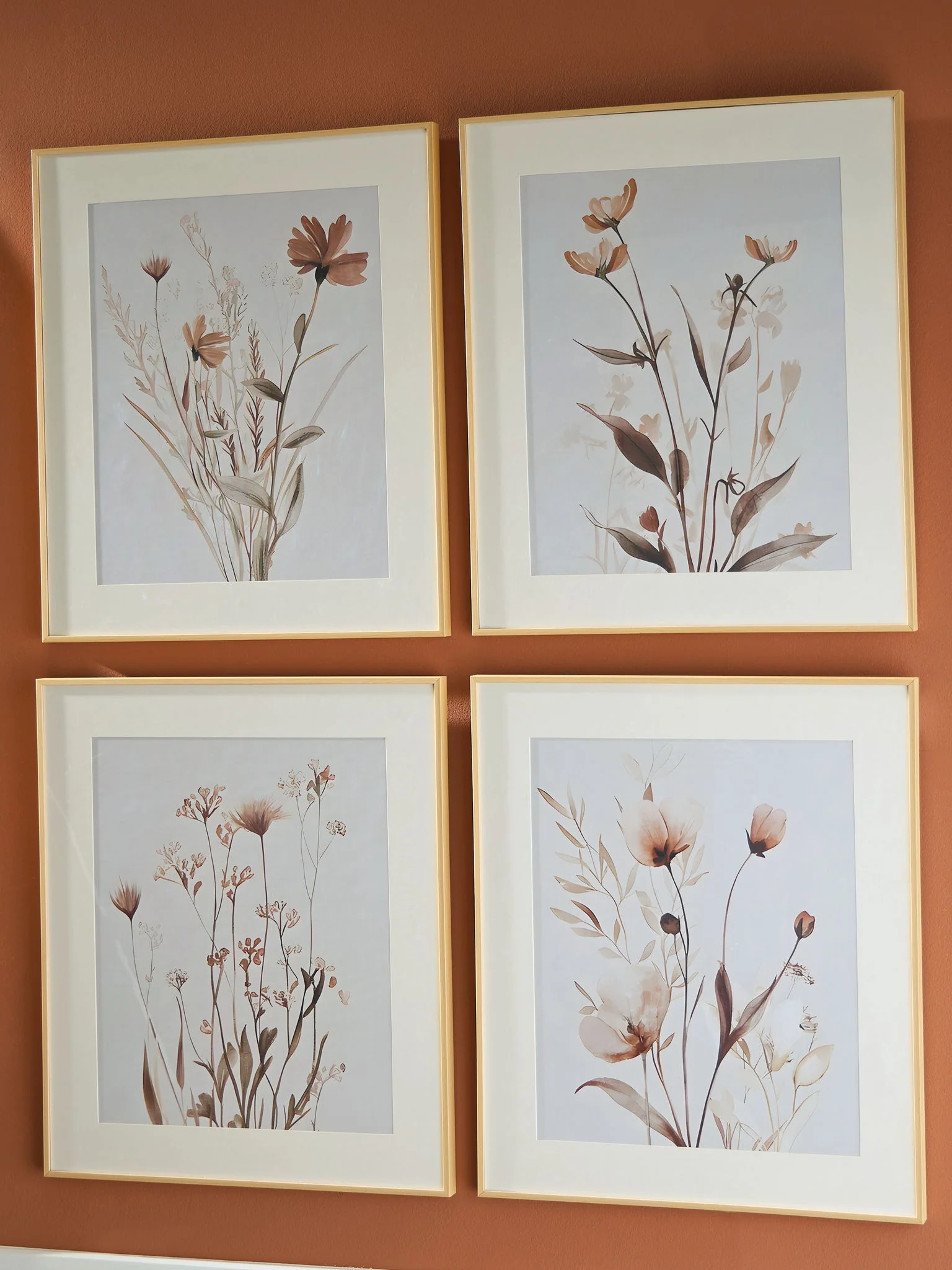 Chettings - Wall Art Set (Set of 4) - Beige / Gray / Blush - Image 4