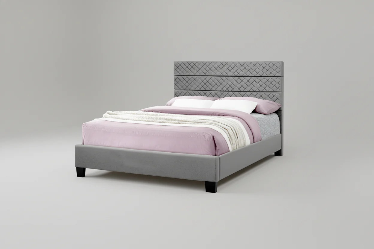 Claire Gray King Bed