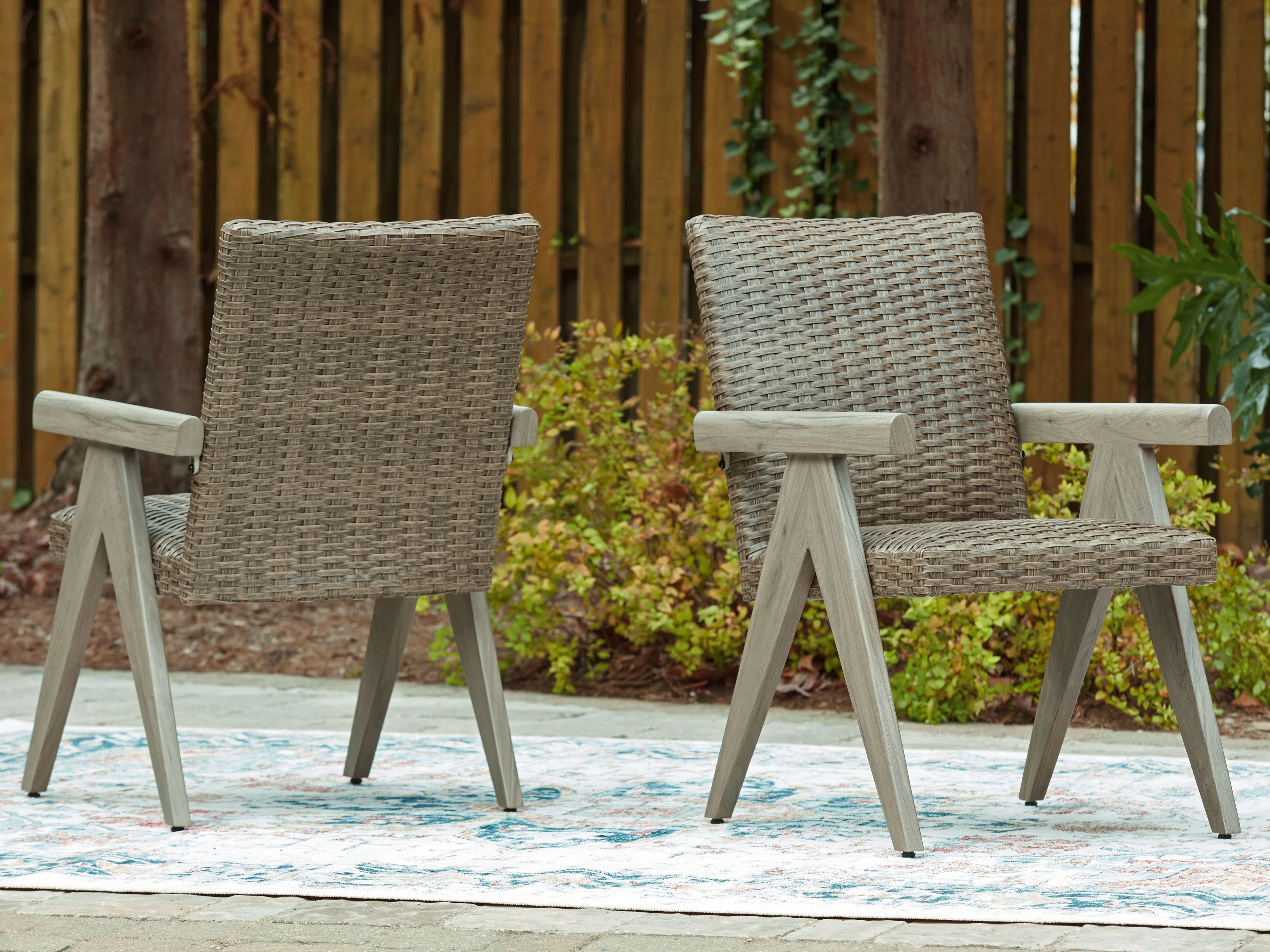 Cliff Trails - Arm Chair (Set of 2) - Beige - Image 3