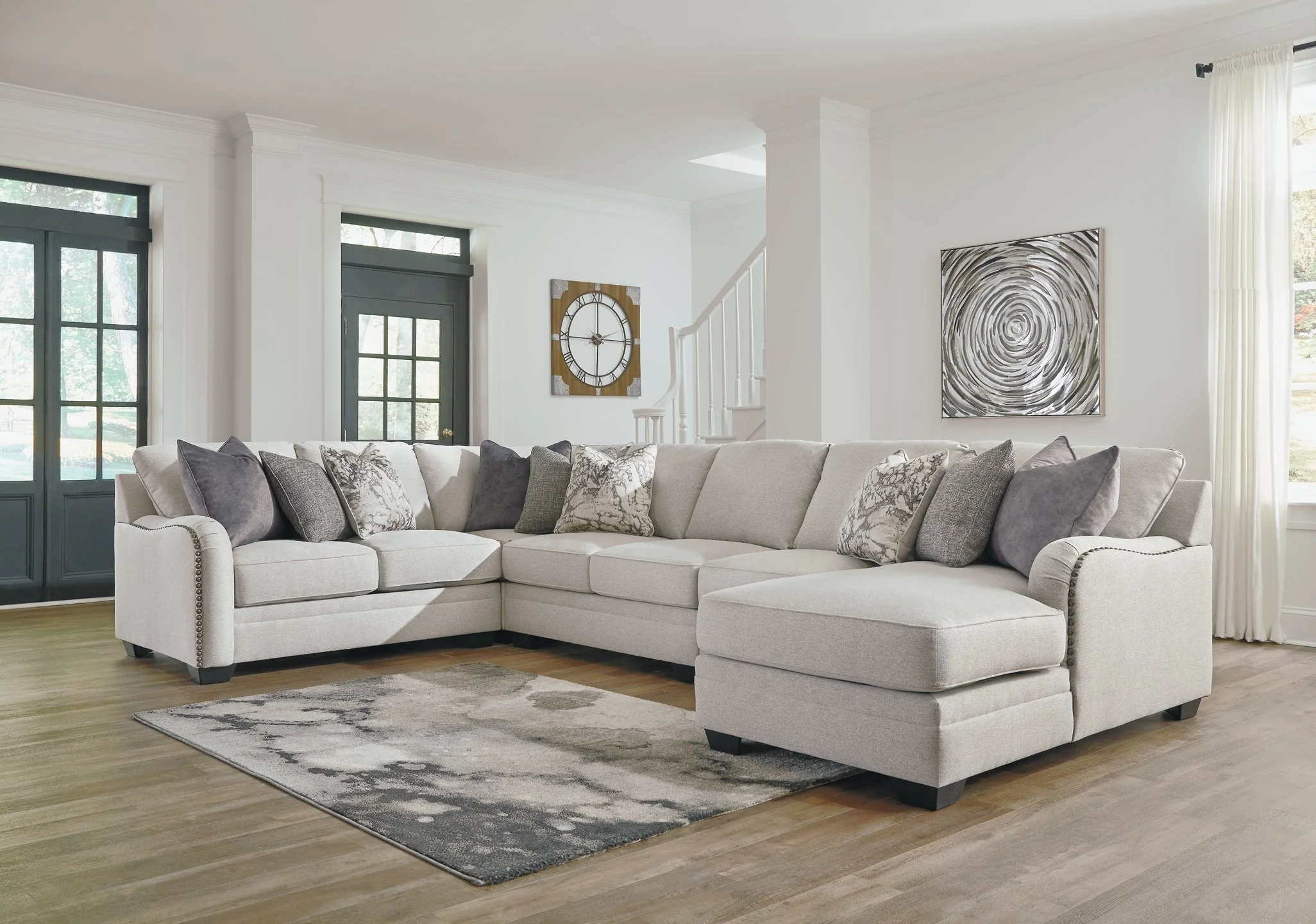 Dellara 5-Piece Sectional with Chaise - Image 4
