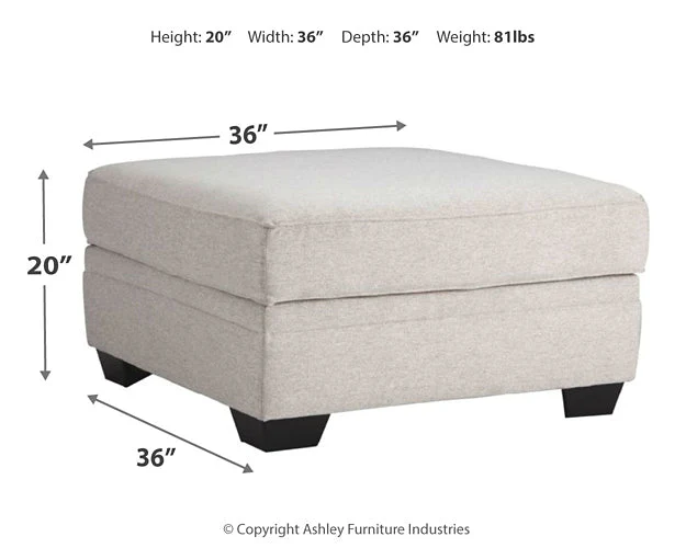 Dellara Ottoman With Storage - Image 6