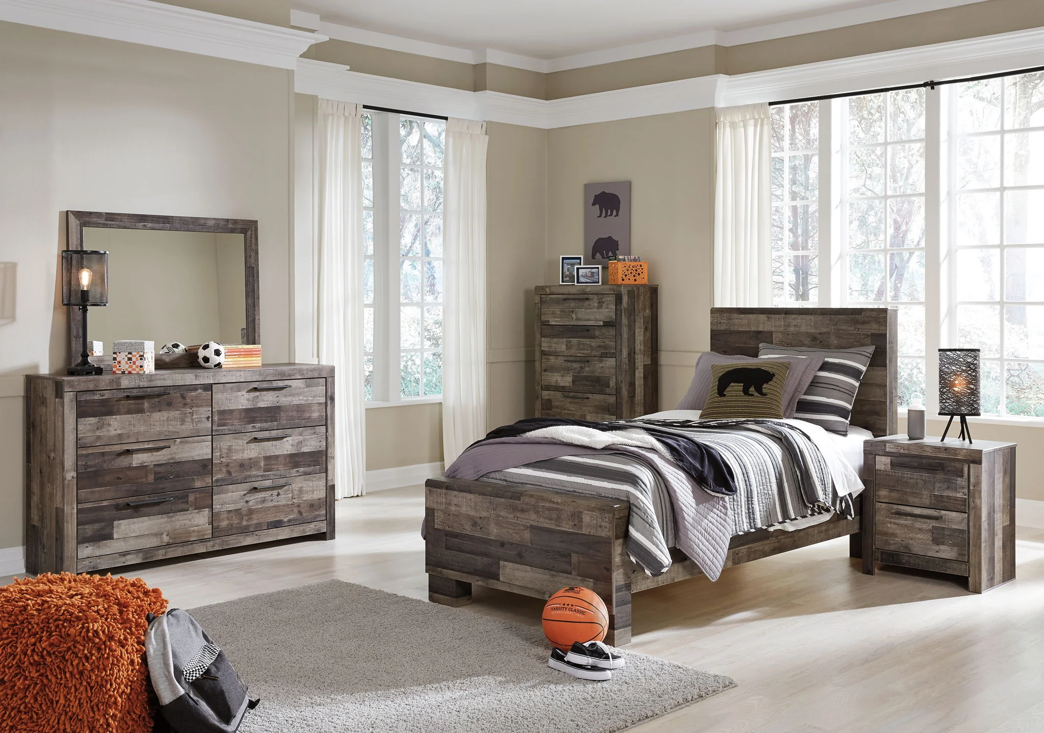 Derekson - Panel Bed - Image 34