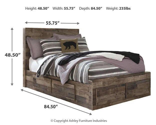 Derekson Queen Panel Bed with 6 Storage Drawers - Image 21