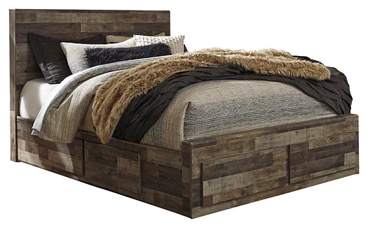 Derekson Queen Panel Bed with 6 Storage Drawers - Image 4