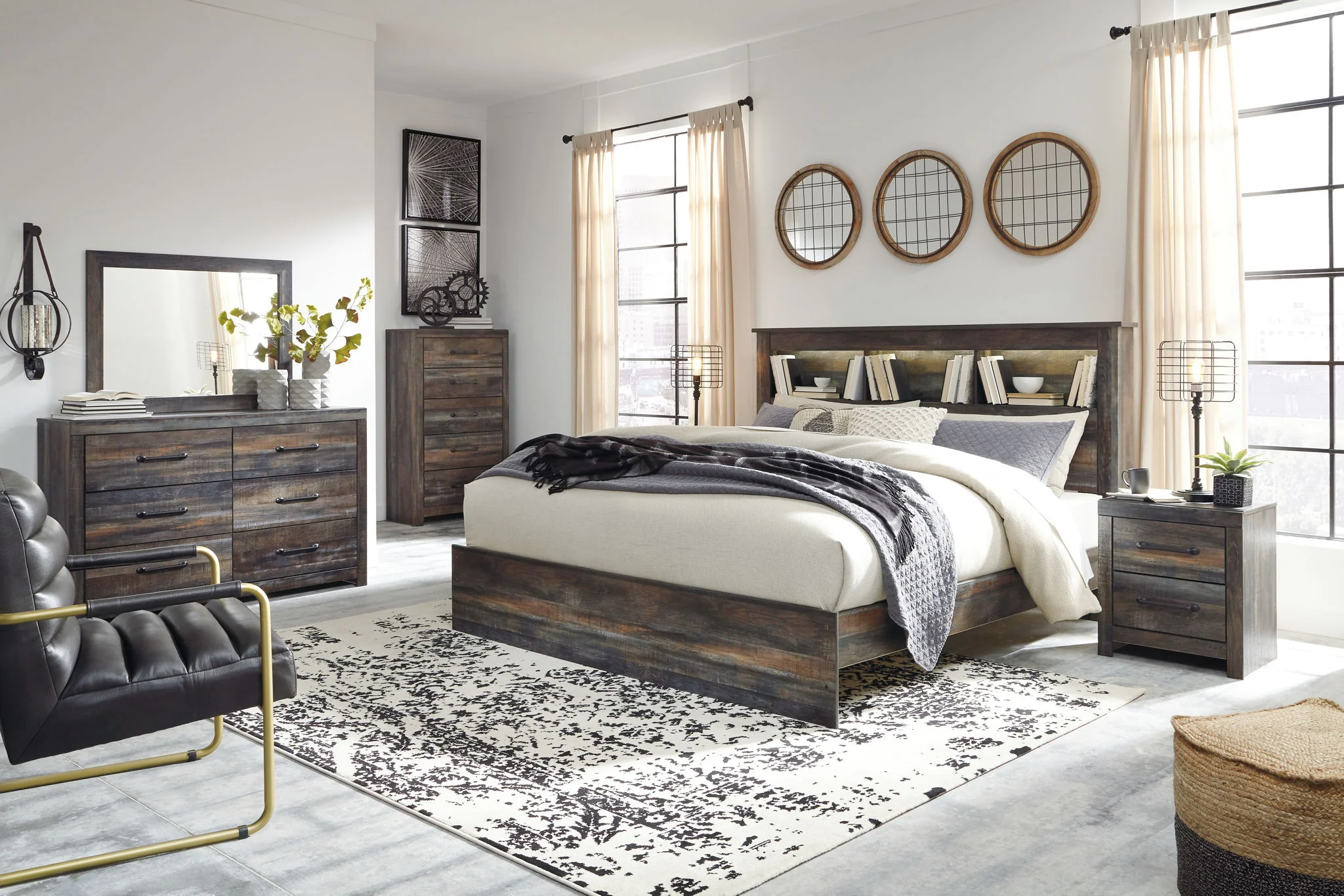 Drystan - Panel Bookcase Bed - Image 26