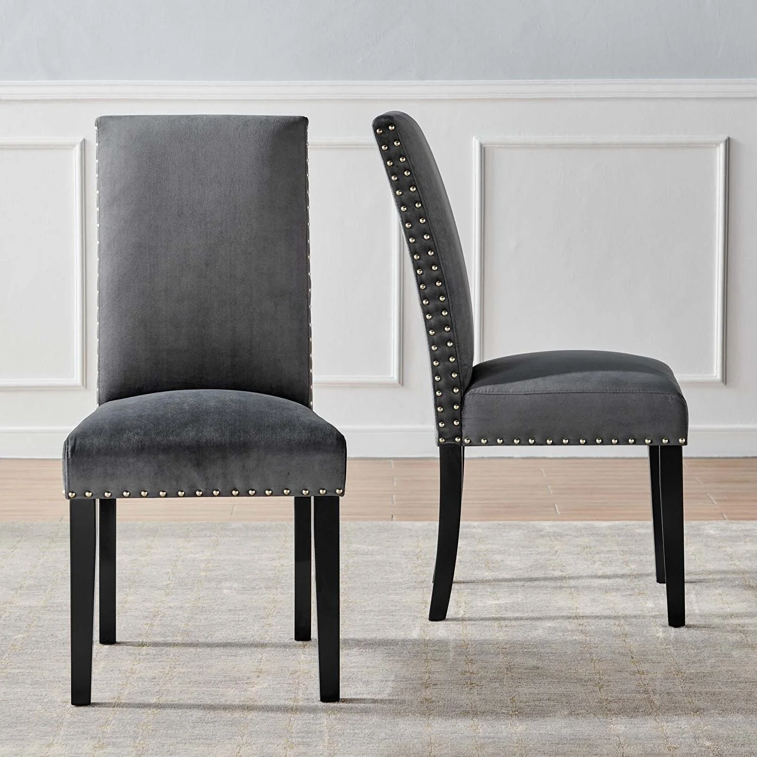 Evana Silver Box of 2 Chairs