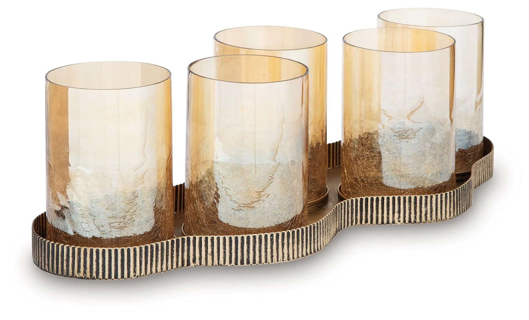 Evereton - Candle Holder - Antique Gold Finish - Image 3