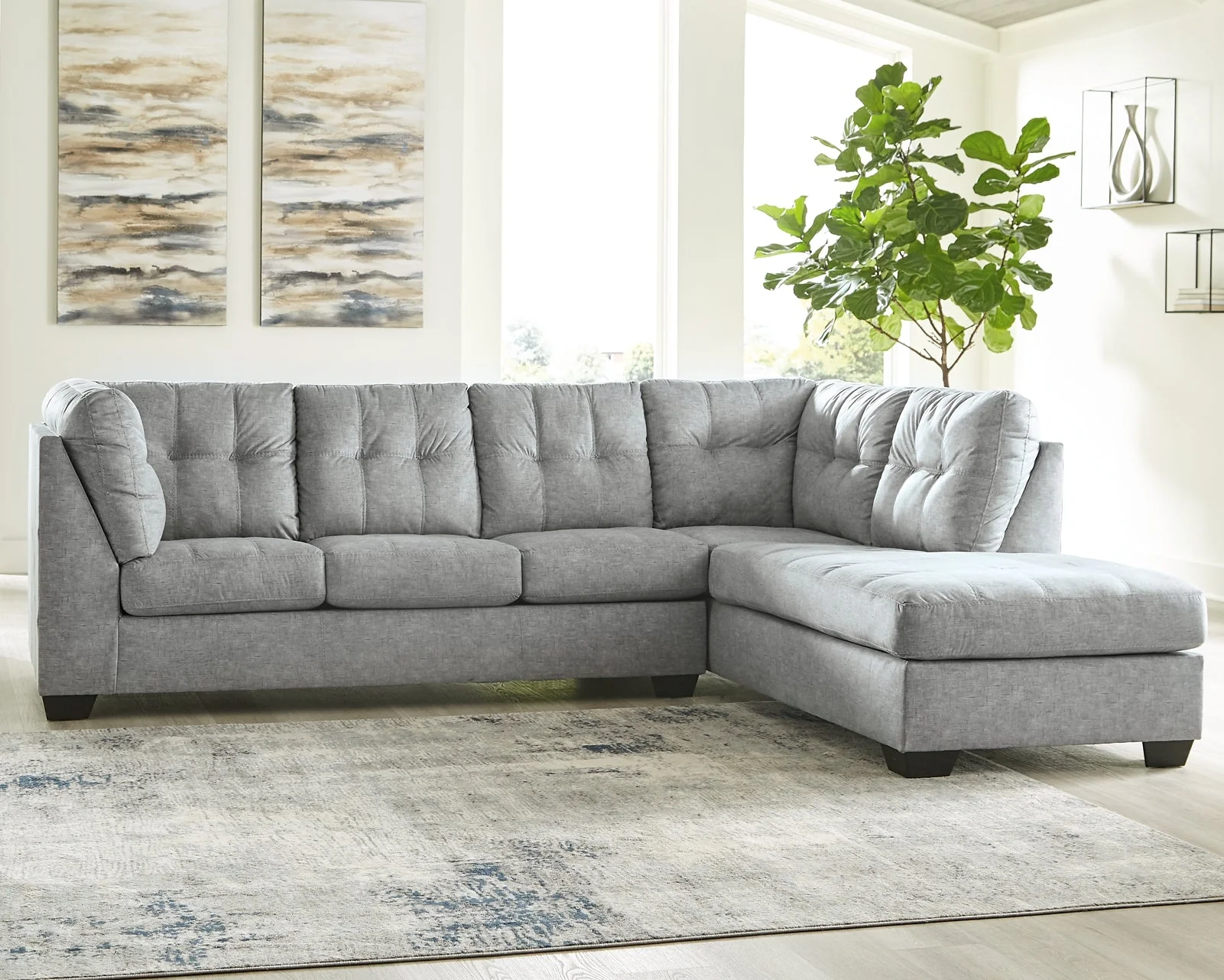 Falkirk 2-Piece Sectional with Chaise and Sleeper - Image 5