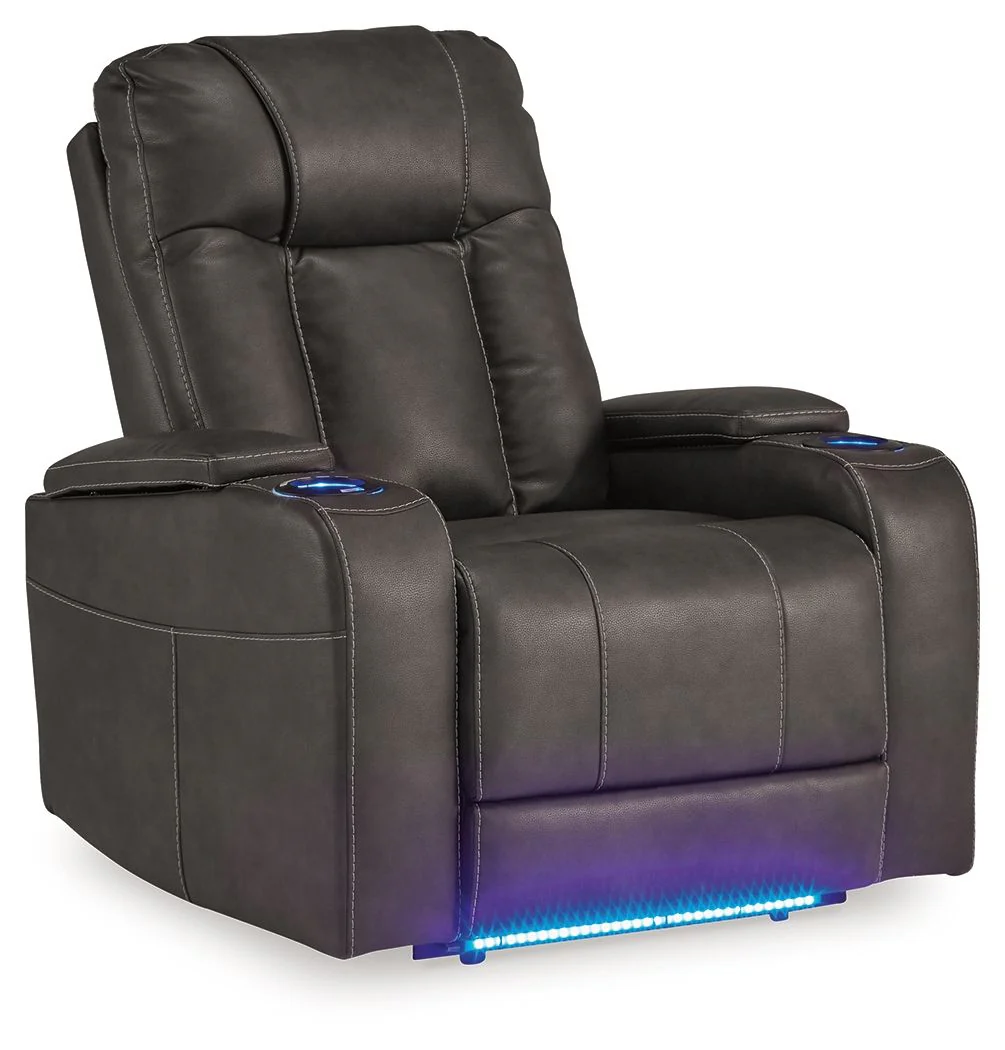 Feazada - Power Recliner With Adj Headrest - Image 4