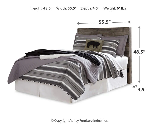 Derekson Full Panel Headboard with Dresser - Image 7