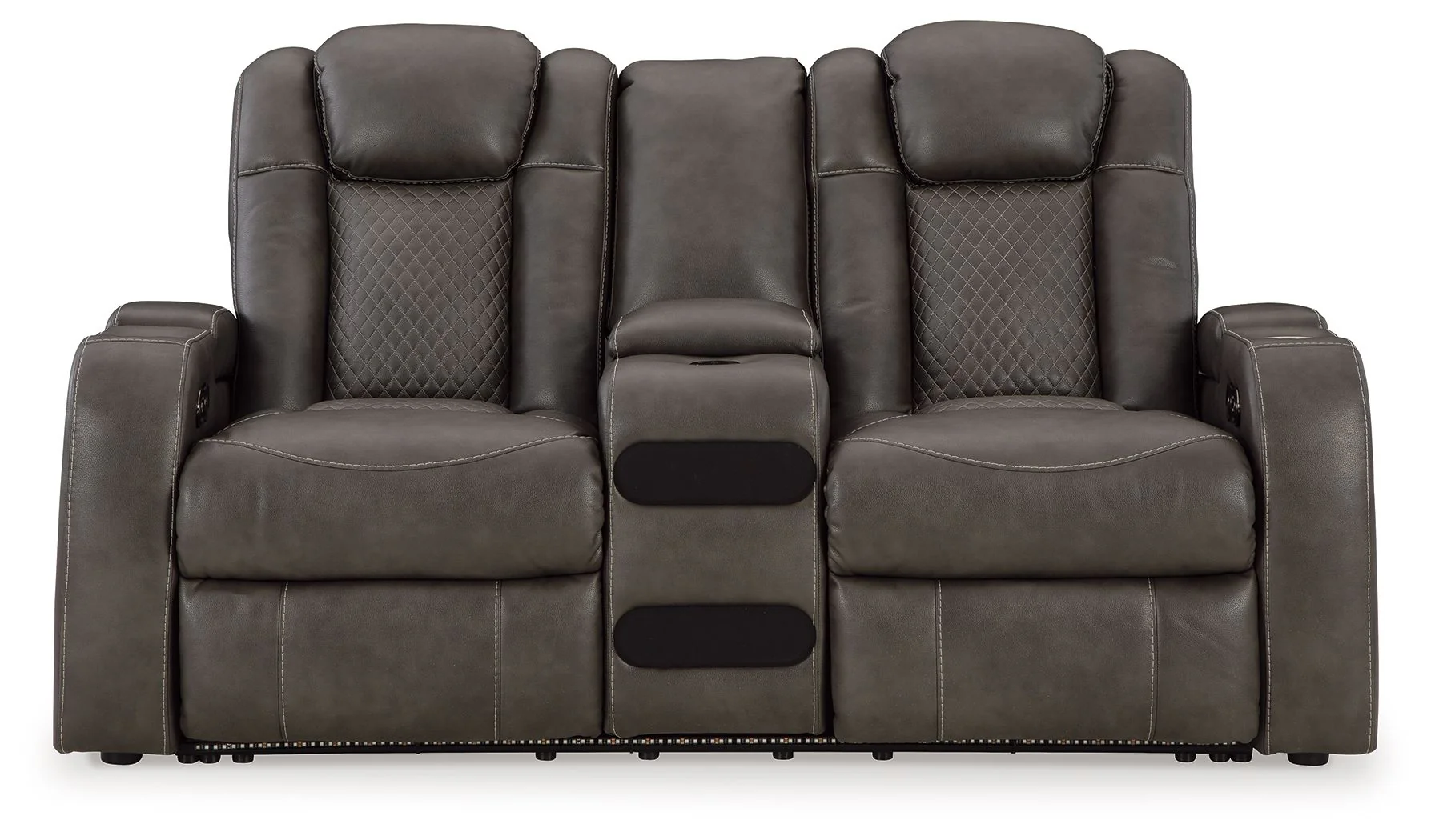 Fyne-dyme - Power Reclining Loveseat With Console/Adj Hdrst - Image 5