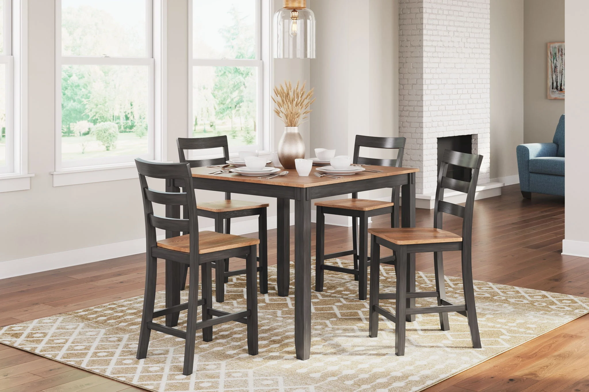 Gesthaven - Dining Room Counter Table Set - Image 14